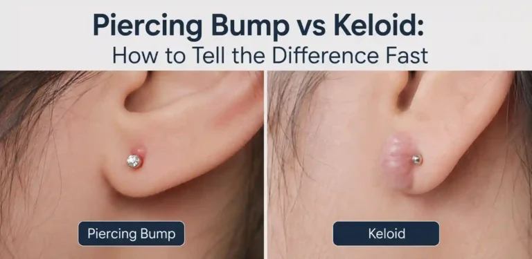 Piercing Bump vs Keloid
