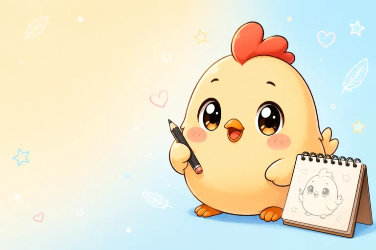 Cute Anime Chicken