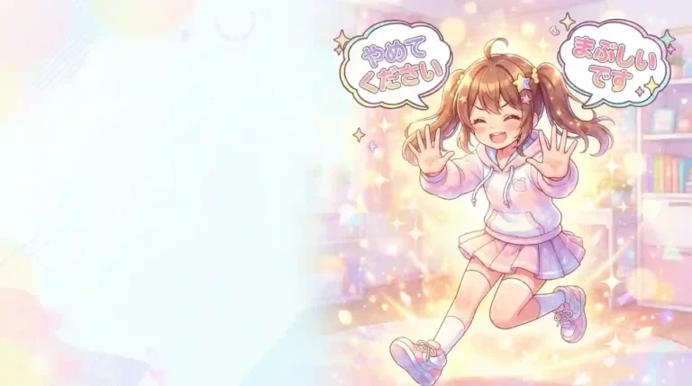 yamete kudasai, mabushii desu